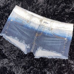 American eagle ombré jean shorts